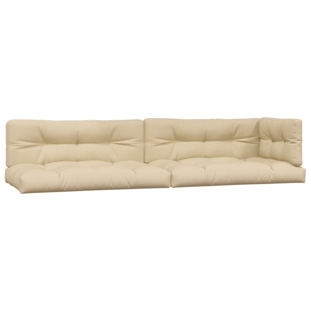 Produktbild för Palldynor 5 st beige tyg