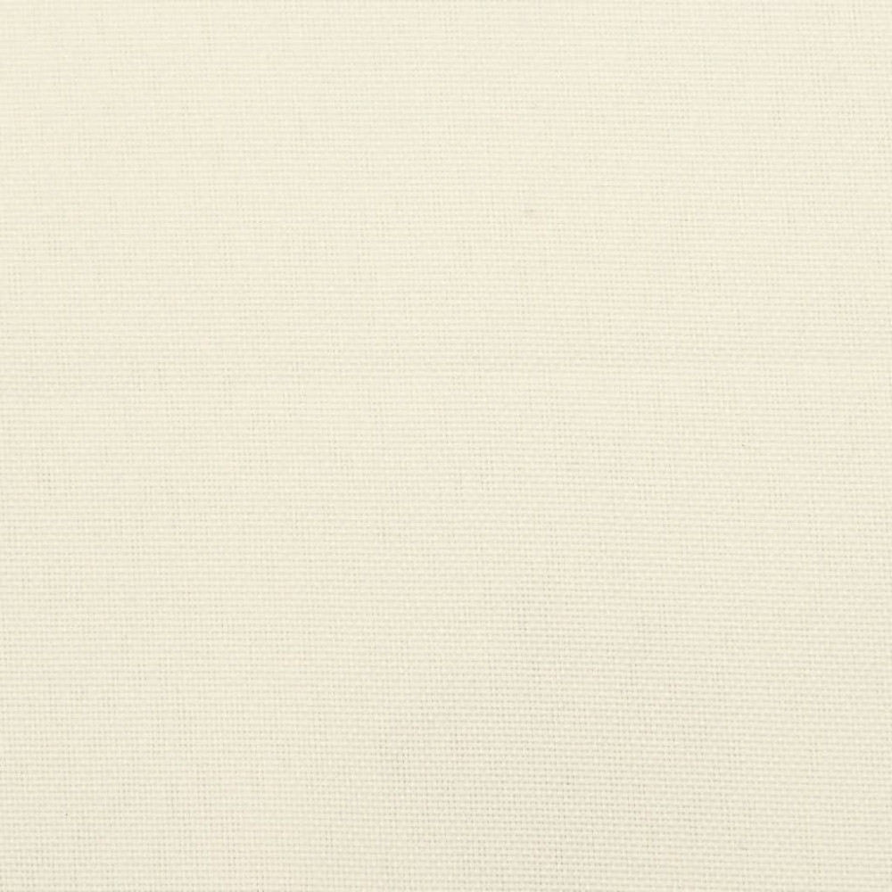 Produktbild för Stolsdynor 2 st gräddvit 50x50x7 cm oxfordtyg