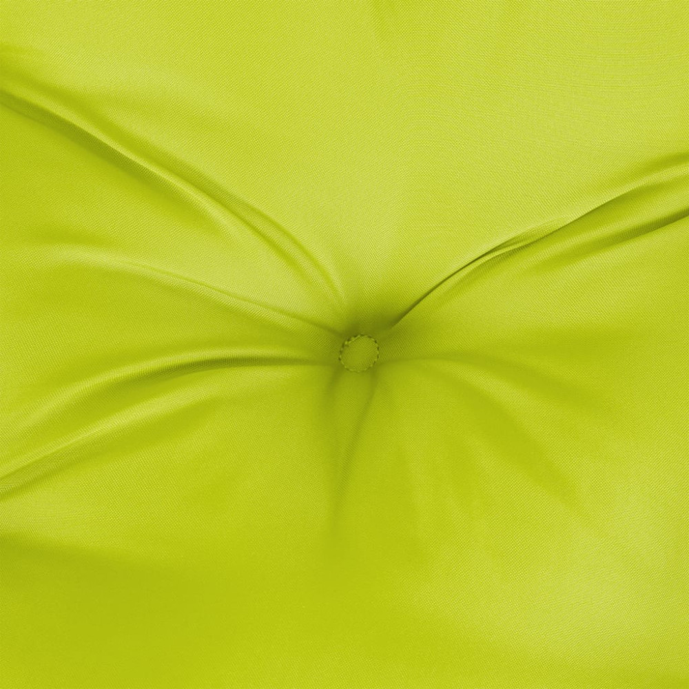 Produktbild för Bänkdyna för trädgården ljusgrön 150x50x7 cm oxfordtyg