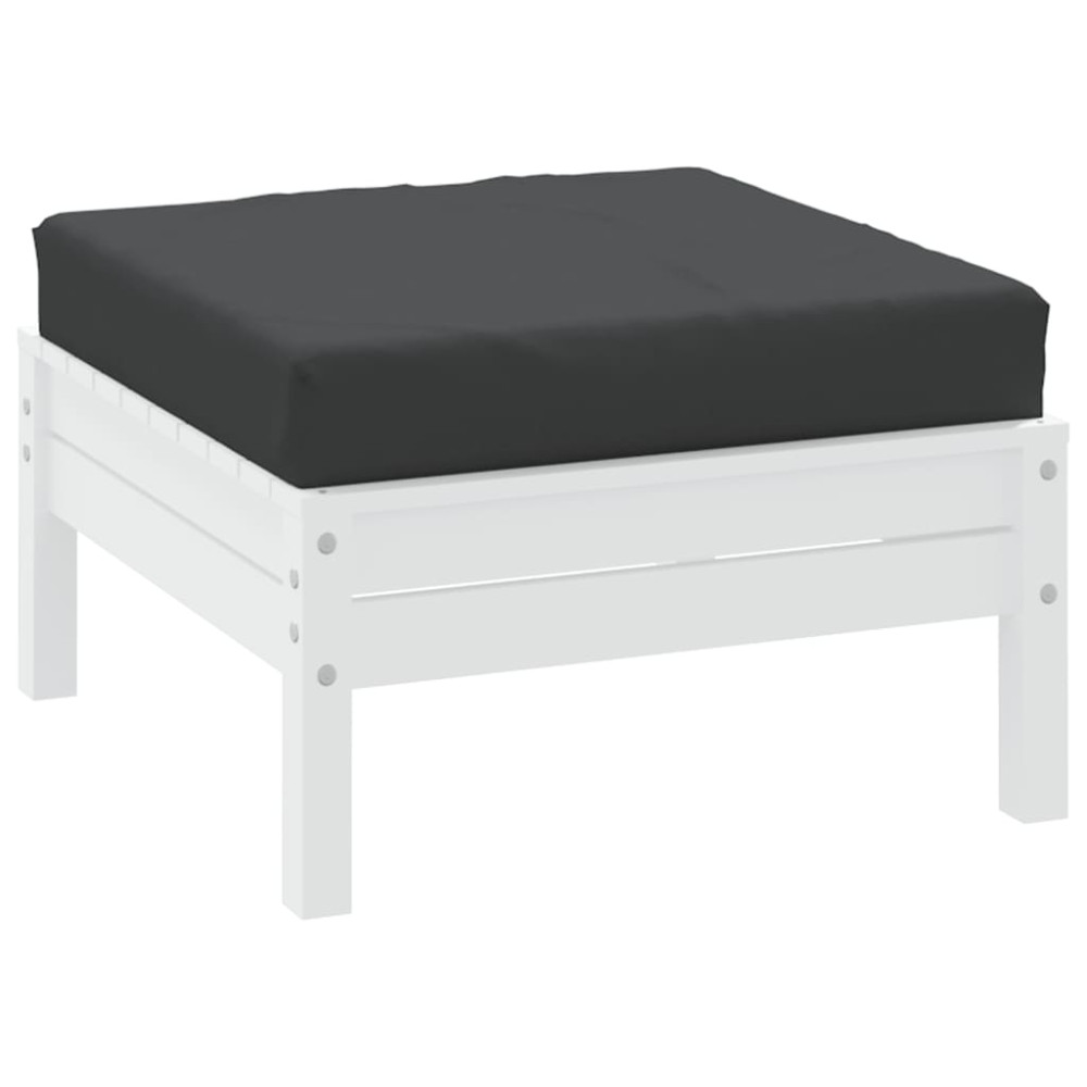 Produktbild för Palldyna svart 60x60x6 cm oxfordtyg