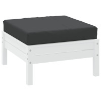 Produktbild för Palldyna svart 60x60x6 cm oxfordtyg