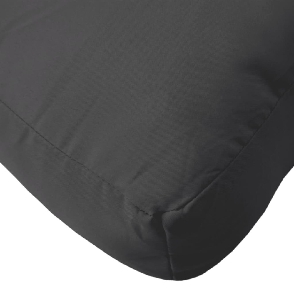 Produktbild för Palldyna svart 60x60x6 cm oxfordtyg