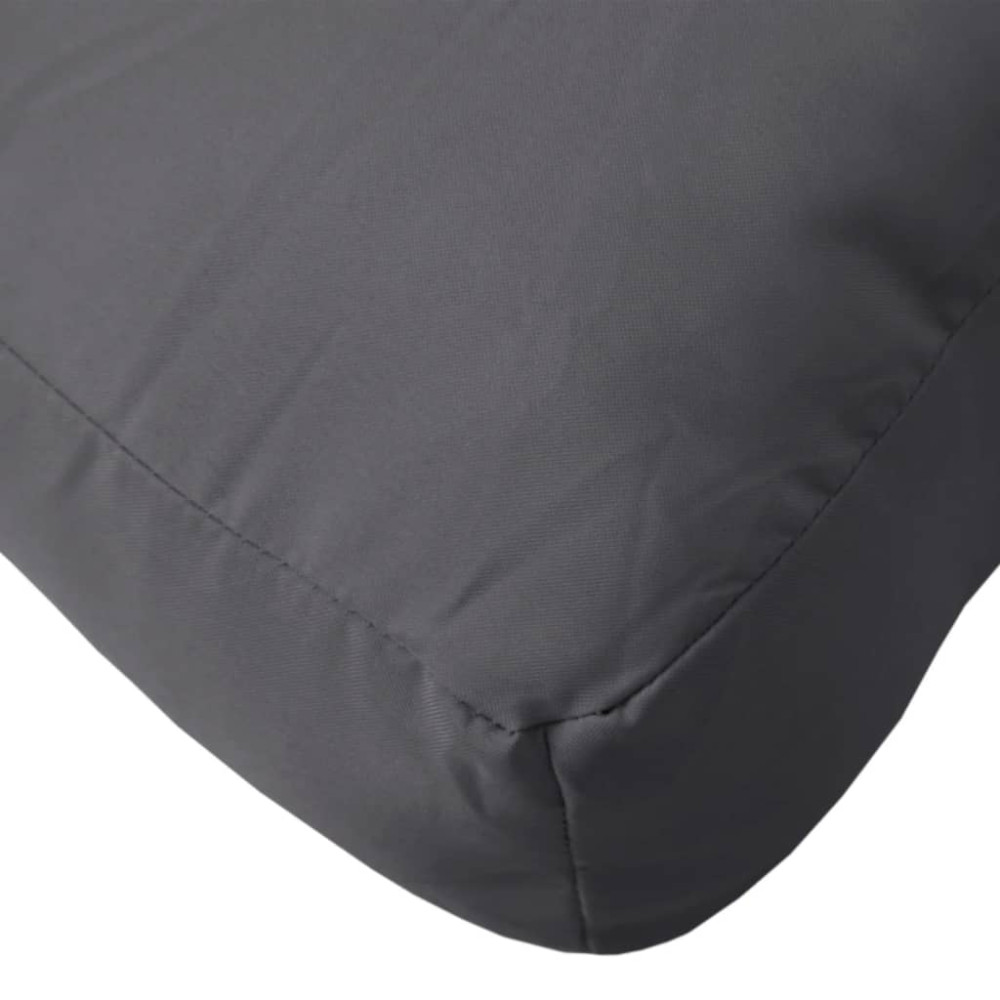 Produktbild för Palldyna antracit 60x60x6 cm oxfordtyg