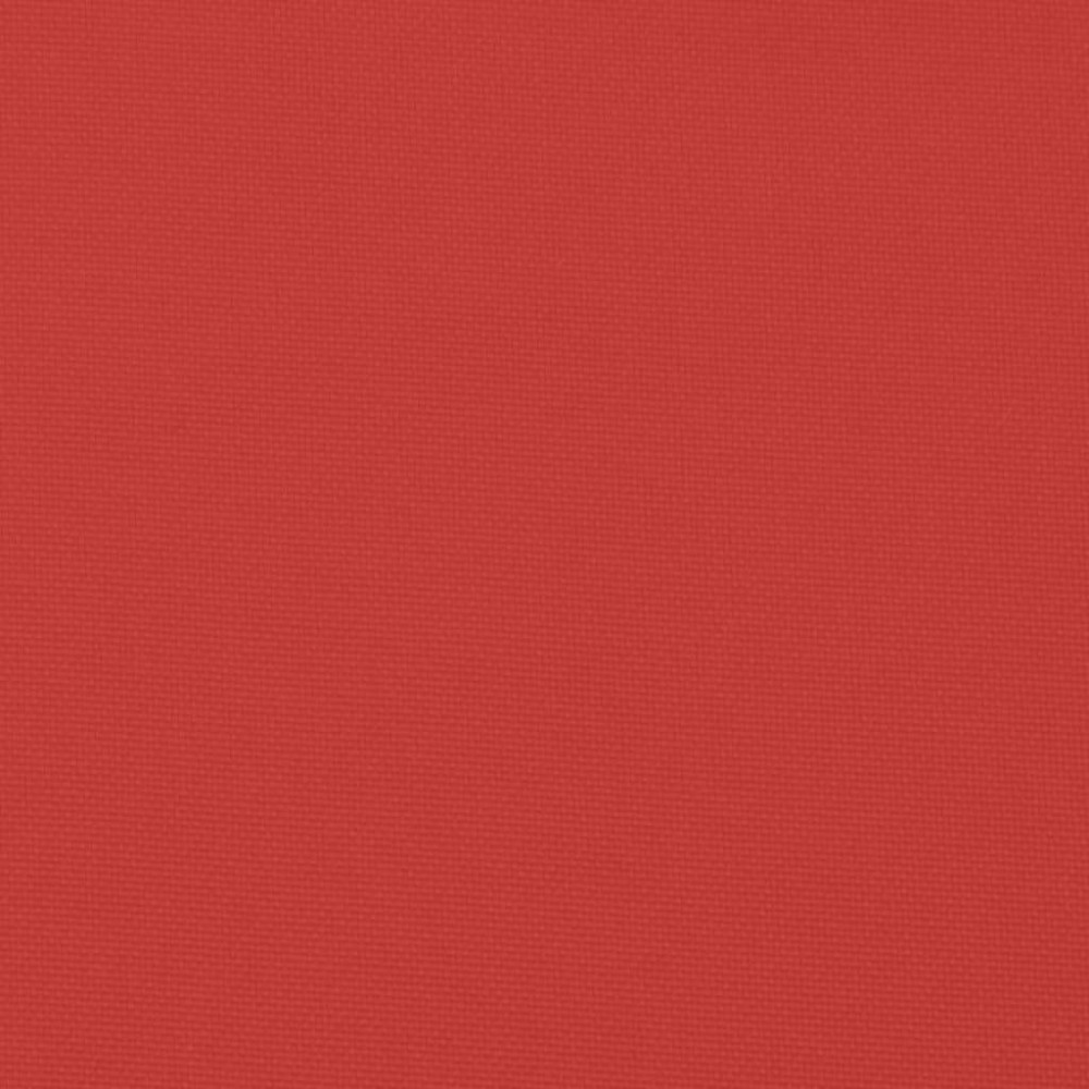 Produktbild för Bänkdyna för trädgården röd 180x(50+50)x7 cm oxfordtyg