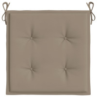 Produktbild för Stolsdynor 6 st taupe 40x40x3 cm oxfordtyg