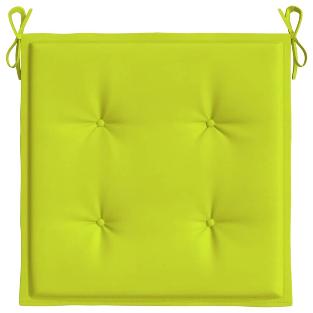 Produktbild för Stolsdynor 6 st ljusgrön 40x40x4 cm oxfordtyg
