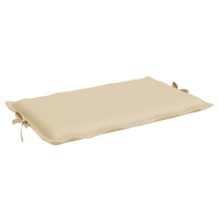 Produktbild för Solsängsdyna beige 186x58x3 cm oxfordtyg