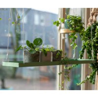 Miniatyr av produktbild för Esschert Design Hängande växtbricka rektangulär grön L