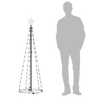 Produktbild för Julgranskon 84 LEDs blå 50x150 cm