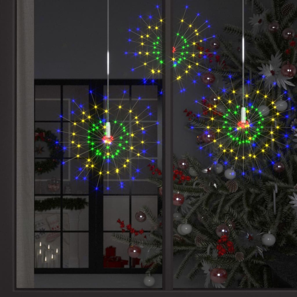 Produktbild för Utomhusbelysning fyrverkerier flerfärgad 20cm 140 LED