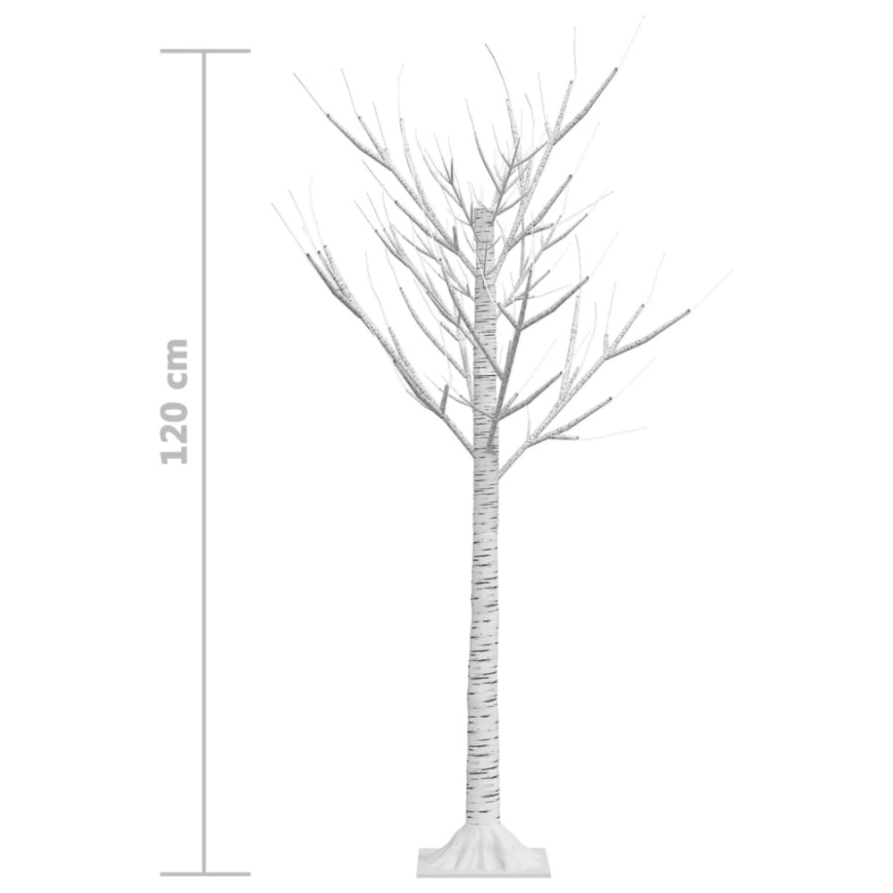 Produktbild för Plastgran 120 LED 1,2 m pil flerfärgad ljus inomhus/utomhus