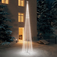 Produktbild för Julgranskon 752 kallvita LEDs 160x500 cm