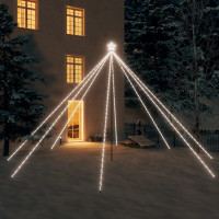 Produktbild för Julgransbelysning inomhus/utomhus 800 LEDs kallvit 5 m