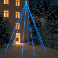 Produktbild för Julgransbelysning inomhus/utomhus 1300 LEDs blå 8 m