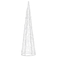 Produktbild för Ljuskon LED pyramid akryl varmvit 60 cm