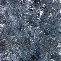 Produktbild för Plastgran smal silver 210 cm