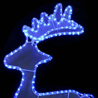 Produktbild för Juldekoration ren mesh 306 LED 60x24x89cm