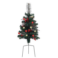 Produktbild för Belysta julgranar 2 st 76 cm PVC