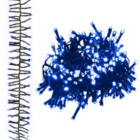 Produktbild för Ljusslinga med 2000 LED cluster blå 40 m PVC