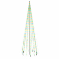 Produktbild för Julgran med markspett 1134 färgglada lysdioder 800 cm