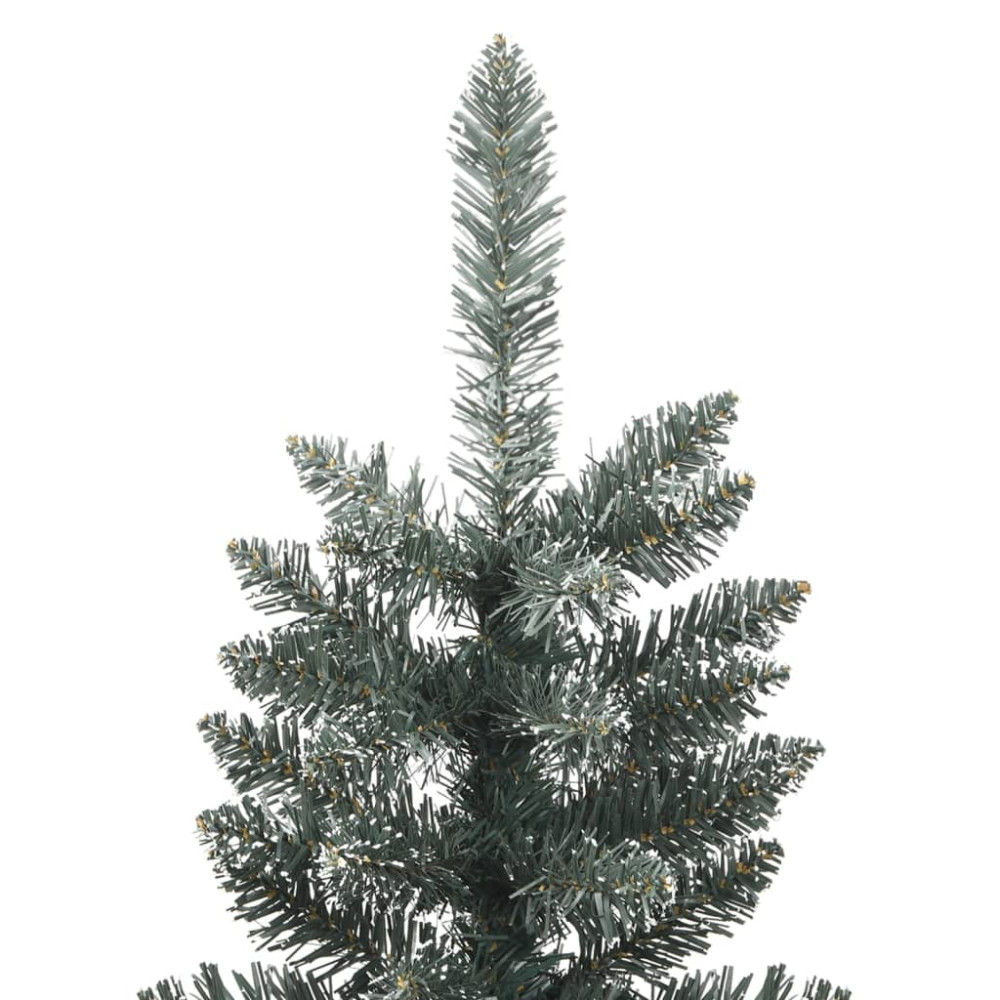 Produktbild för Smal plastgran med fot grön 120 cm PVC
