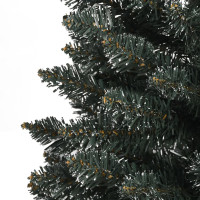 Produktbild för Smal plastgran med fot grön 120 cm PVC