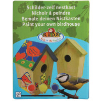 Produktbild för Esschert Design Fågelholk med målarfärg 14.8x11.7x20 cm KG145