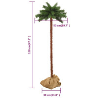 Produktbild för Konstpalm med LEDs 120 cm