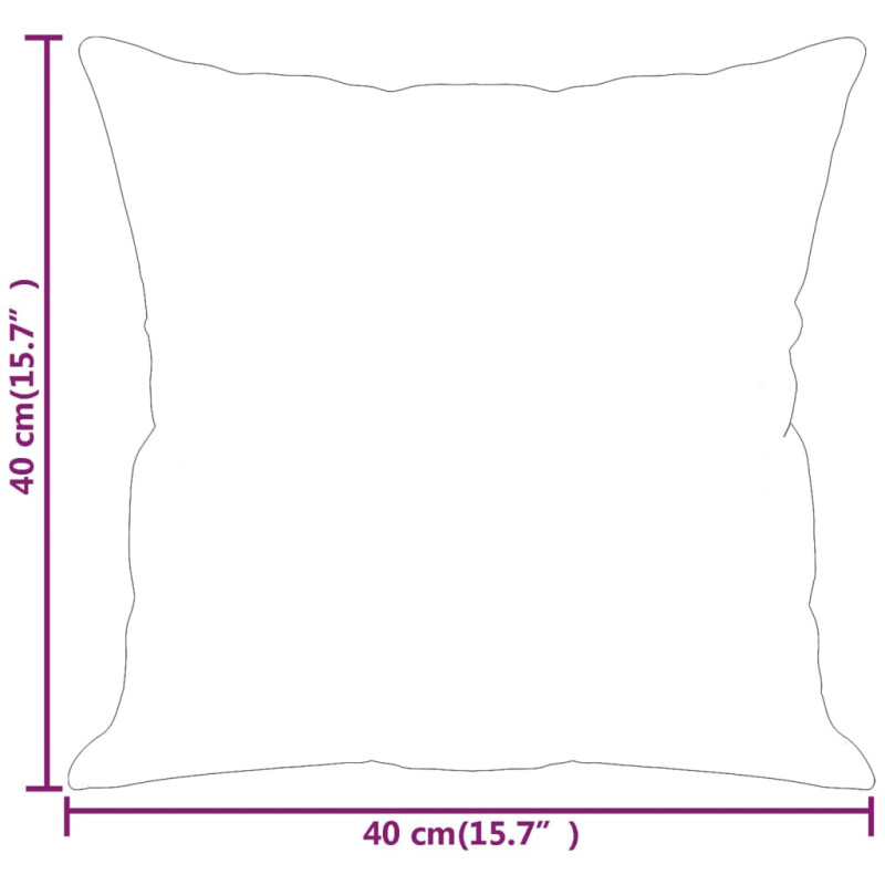 Produktbild för Prydnadskuddar 2 st grå 40x40 cm sammet