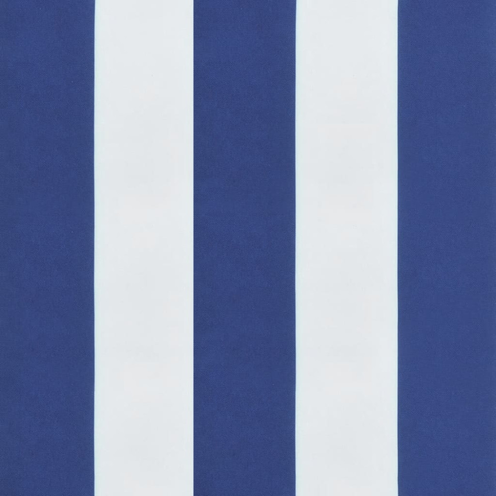Produktbild för Prydnadskuddar 4 st blå och vit randig 60x60 cm tyg