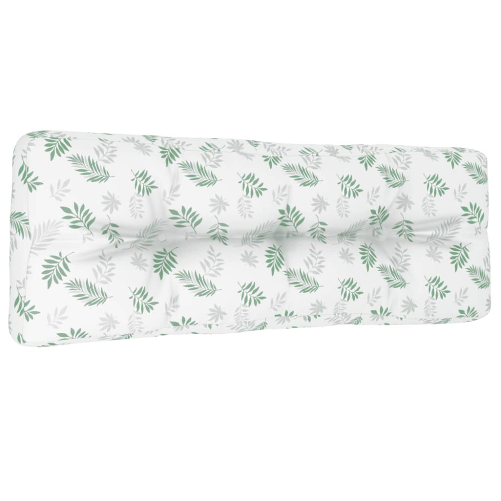 Produktbild för Palldyna bladmönster 120x40x12 cm tyg