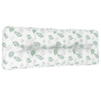Produktbild för Palldyna bladmönster 120x40x12 cm tyg