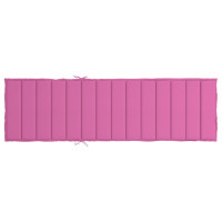 Produktbild för Solsängsdyna rosa oxfordtyg