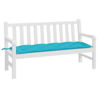Produktbild för Bänkdyna för trädgården turkos 150x50x7 cm oxfordtyg