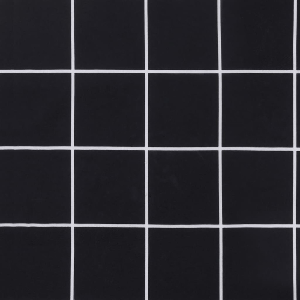 Produktbild för Stolsdynor 4 st svartrutig 50x50x7 cm oxfordtyg