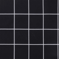 Produktbild för Stolsdynor 4 st svartrutig 50x50x7 cm oxfordtyg
