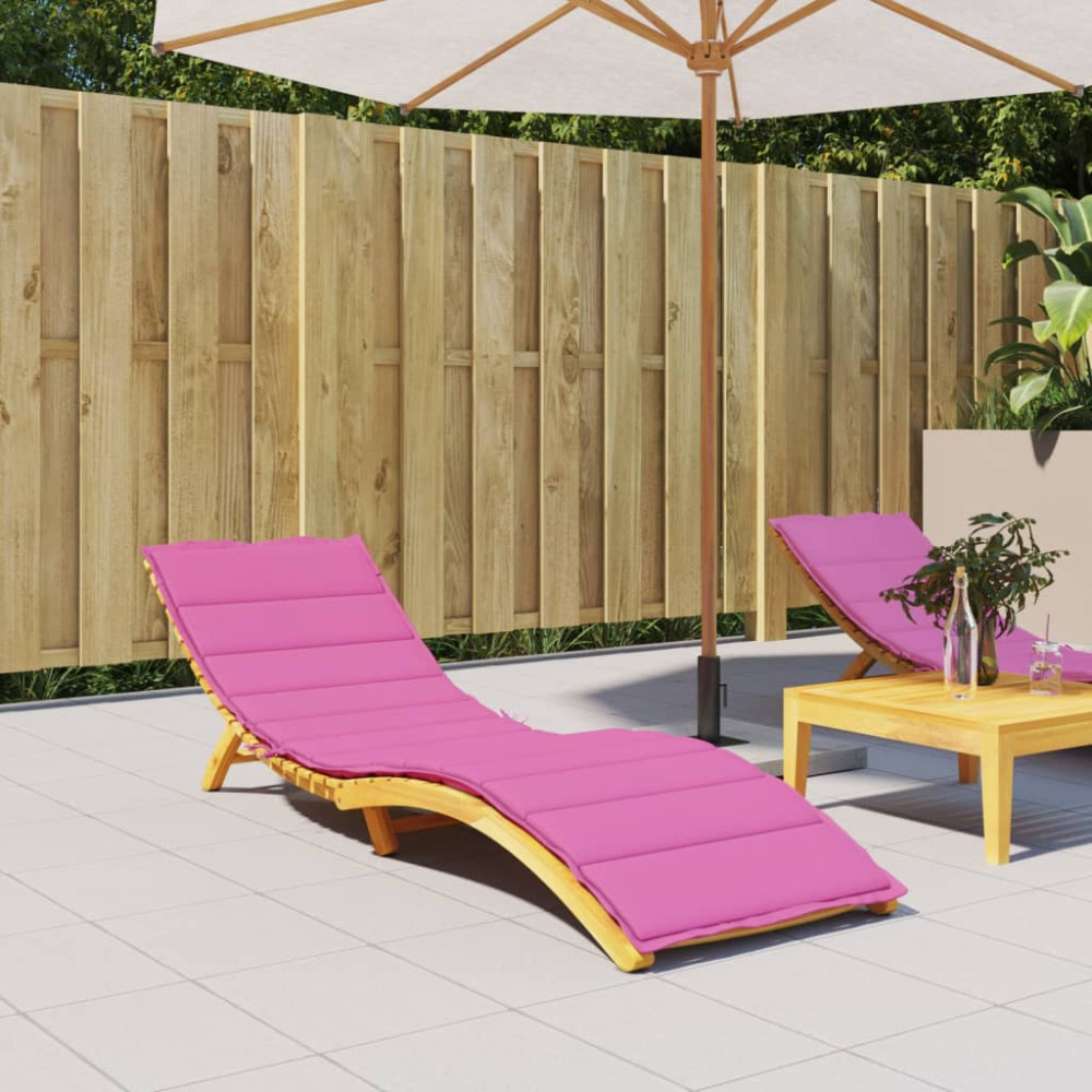 Produktbild för Solsängsdyna rosa oxfordtyg