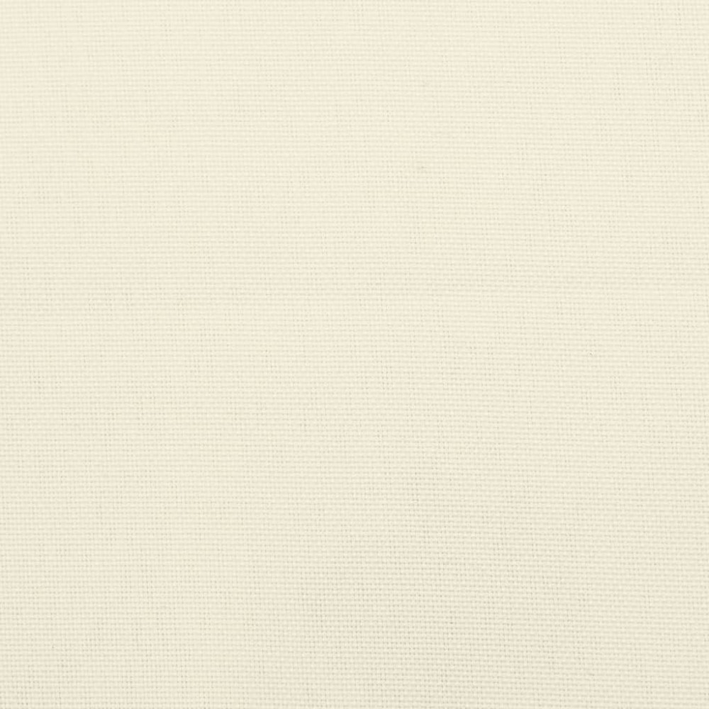 Produktbild för Rund dyna gräddvit Ø 100x11 cm oxfordtyg