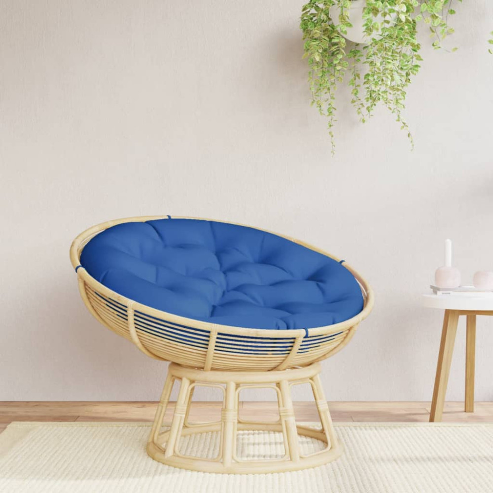 Produktbild för Rund dyna kungsblå Ø 100x11 cm oxfordtyg