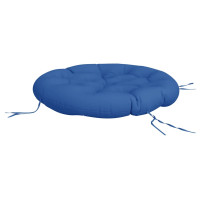 Produktbild för Rund dyna kungsblå Ø 100x11 cm oxfordtyg