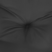 Produktbild för Rund dyna svart Ø 60 x11 cm oxfordtyg