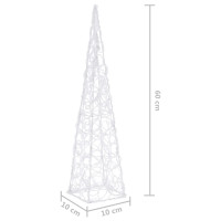 Produktbild för Ljuskon LED akryl blå 60 cm