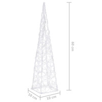 Produktbild för Ljuskon LED akryl kall vit 60 cm