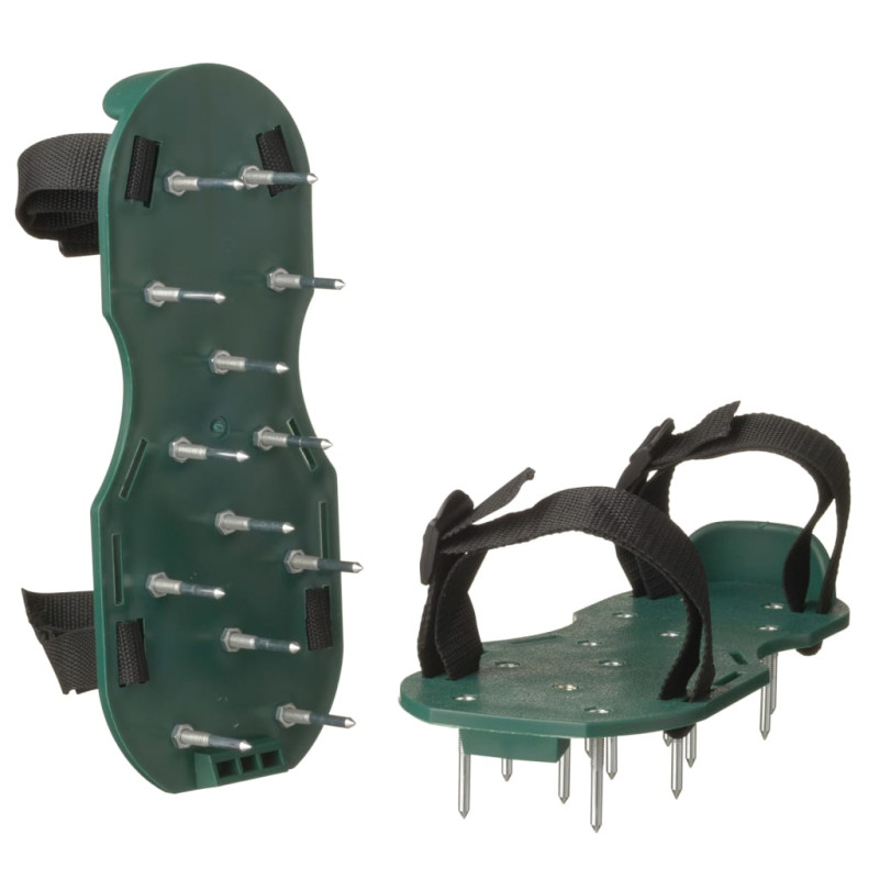 Produktbild för Nature Gräsmatteluftare sandaler grön