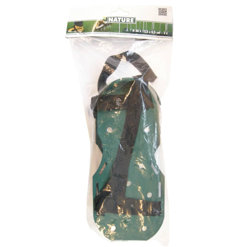 Produktbild för Nature Gräsmatteluftare sandaler grön