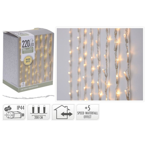 Ambiance Ambiance Gardin ljusslinga med 30 LED