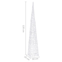 Produktbild för Ljuskon LED akryl flerfärgad 120 cm