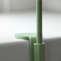 Miniatyr av produktbild för Esschert Design Växtbricka med klämma rund grön S