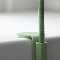 Produktbild för Esschert Design Växtbricka med klämma rund grön L