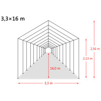 Produktbild för Vindskydd för boskap PVC 550 g/m² 3,3x16 m mörkgrön